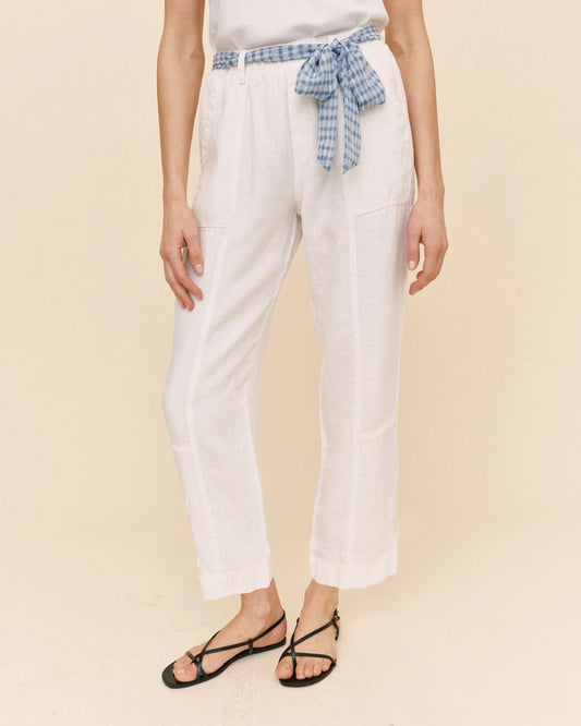 Bella Dahl Seam Pant With Printed Sash