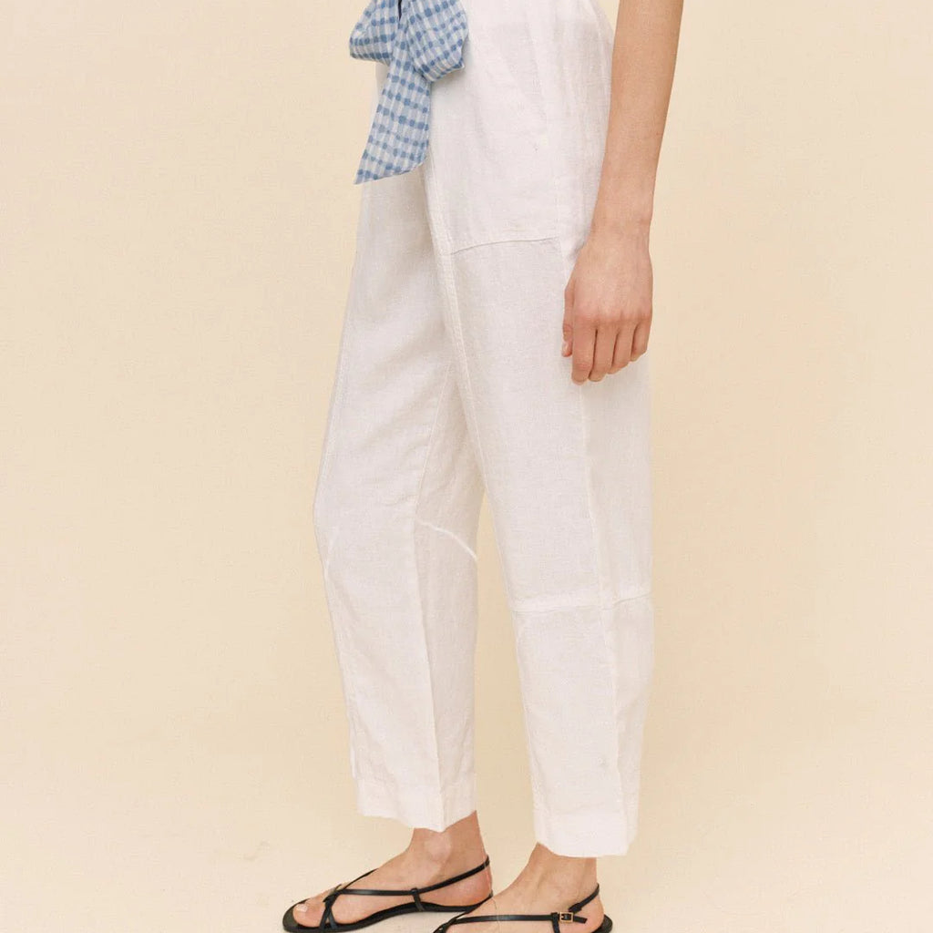 Bella Dahl Seam Pant With Printed Sash