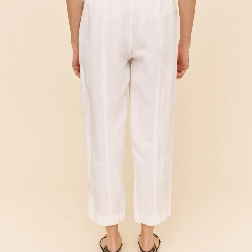 Bella Dahl Seam Pant With Printed Sash