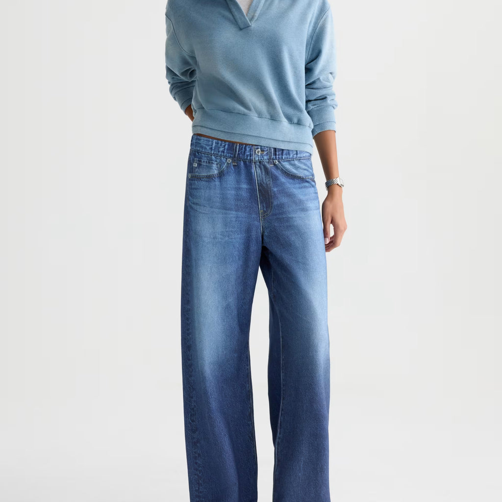 AG Adria Off-Duty Denim Sweatpant