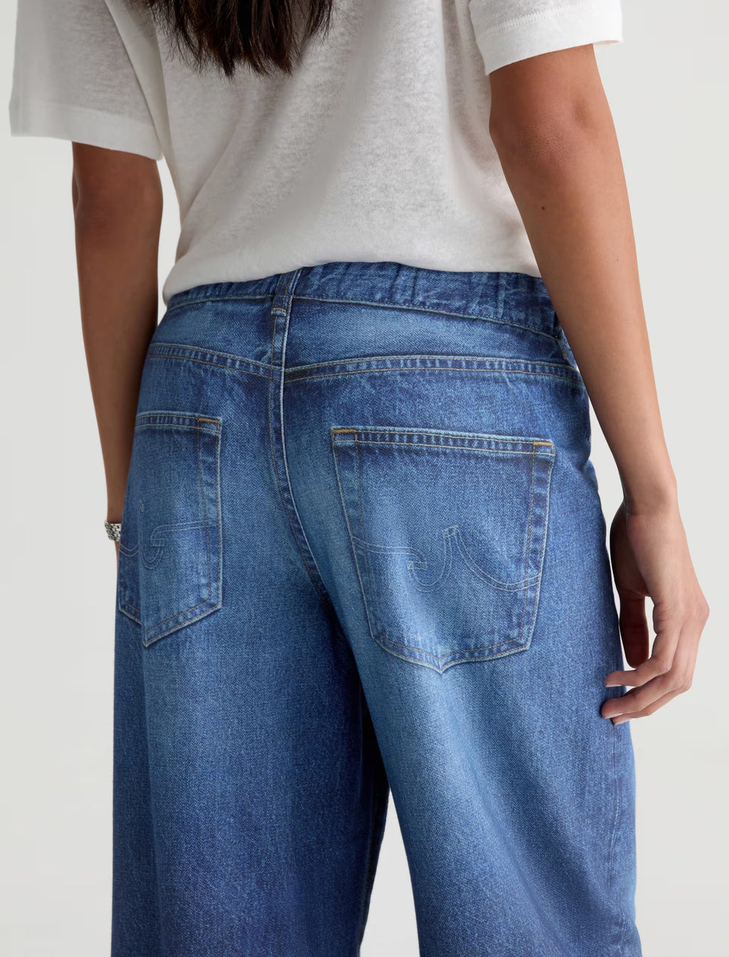 AG Adria Off-Duty Denim Sweatpant
