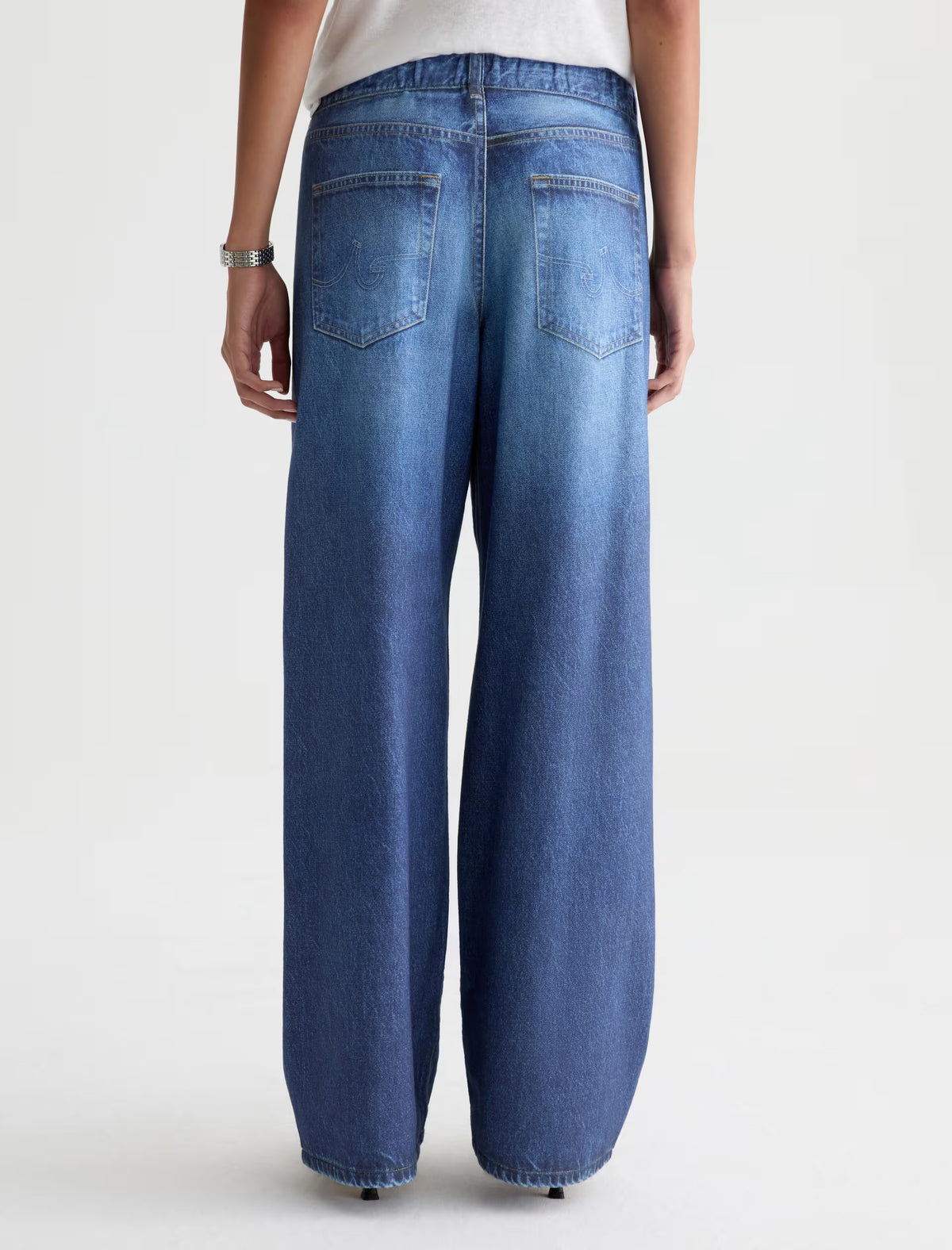 AG Adria Off-Duty Denim Sweatpant