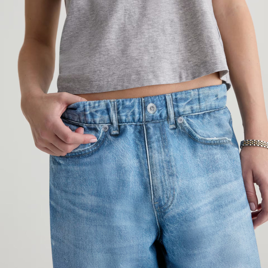 AG Adria Off-Duty Denim Sweatpant