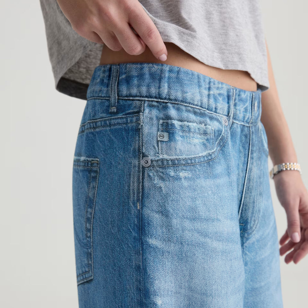 AG Adria Off-Duty Denim Sweatpant