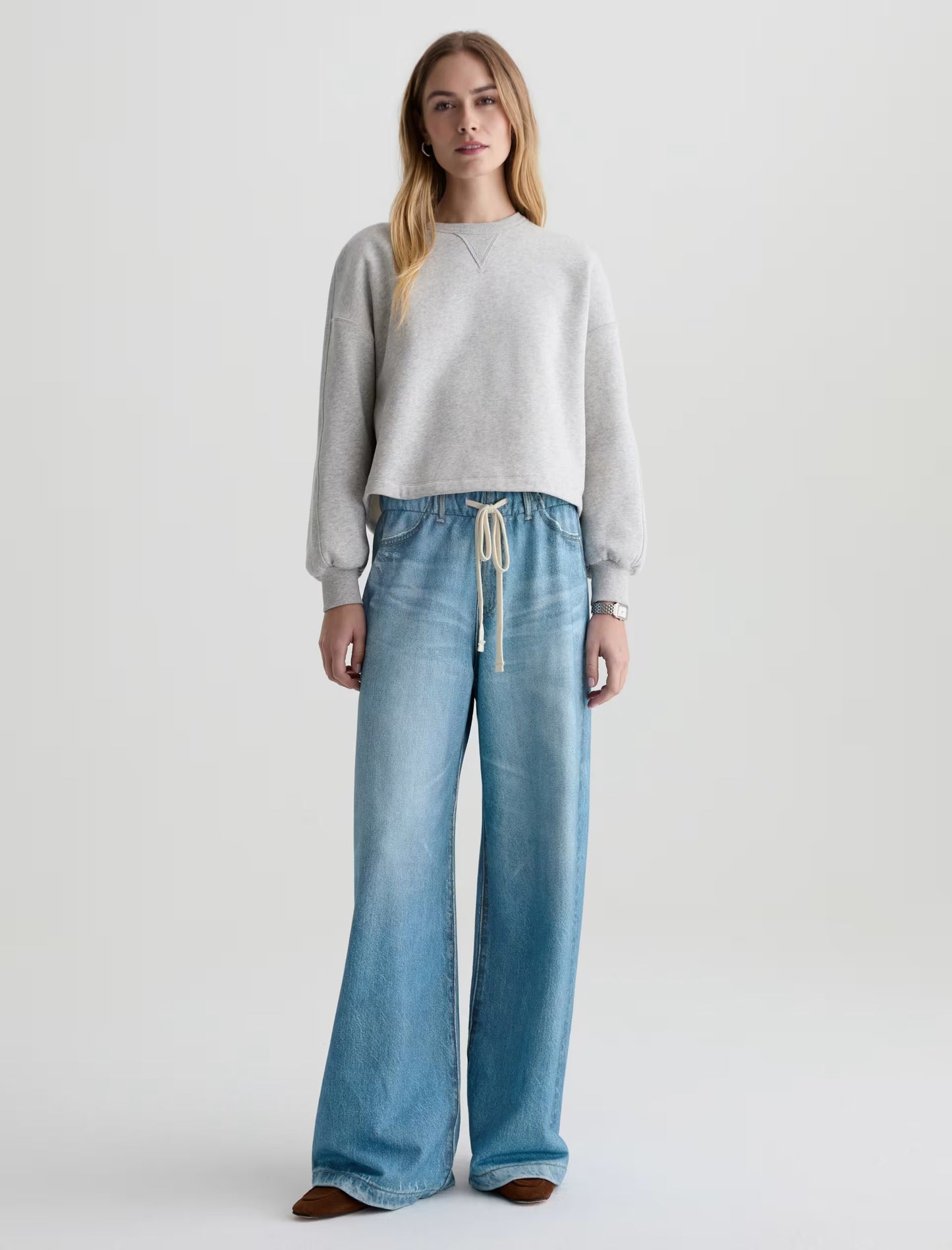AG Stella Off-Duty Denim Sweatpant