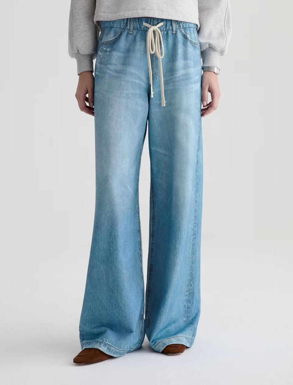 AG Stella Off-Duty Denim Sweatpant