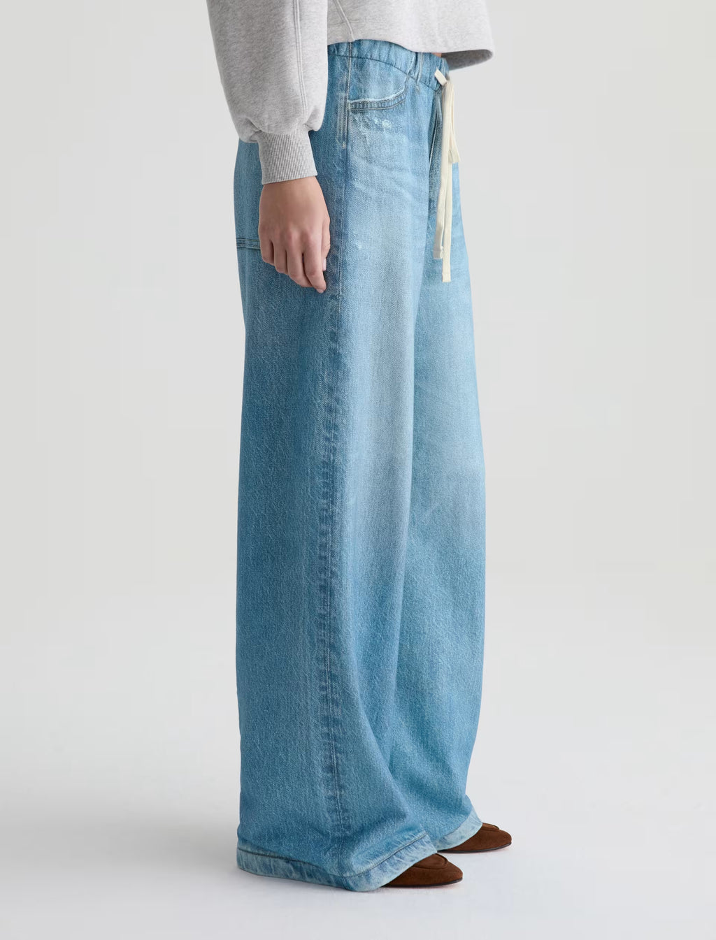 AG Stella Off-Duty Denim Sweatpant