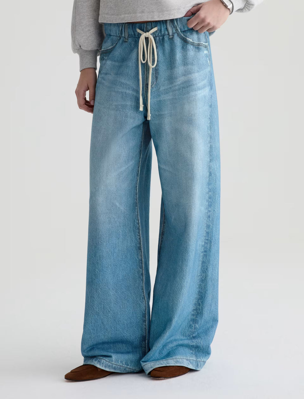 AG Stella Off-Duty Denim Sweatpant