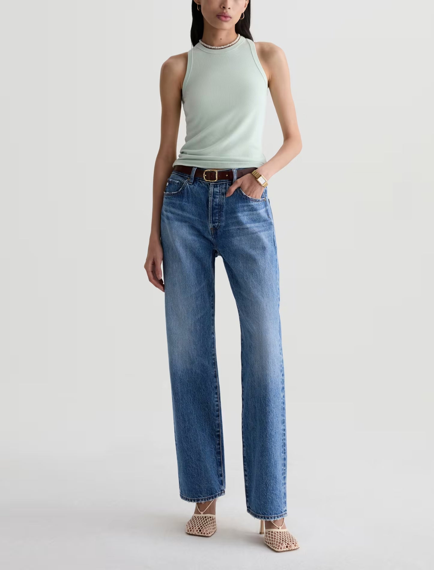 AG Sydney High-Rise Stovepipe Jean