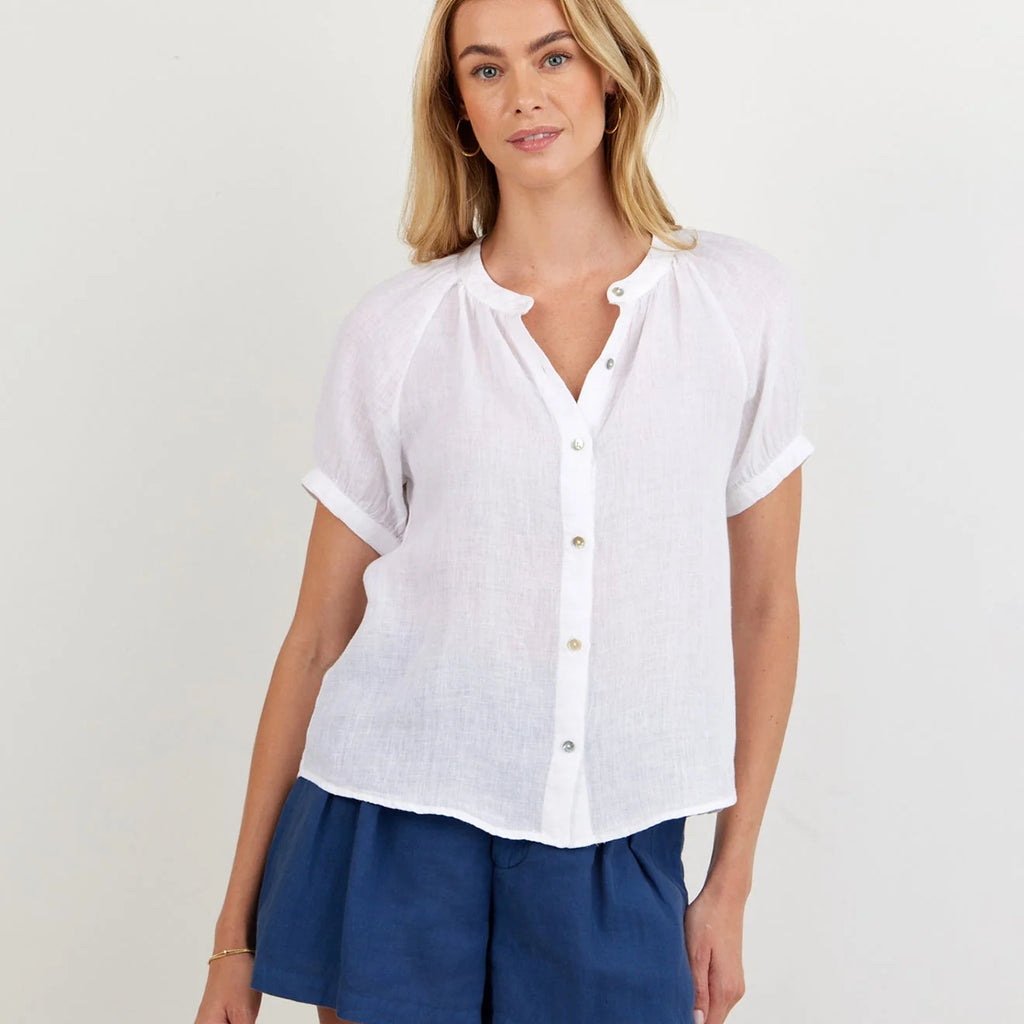 Bella Dahl Short Sleeve Raglan Shirt