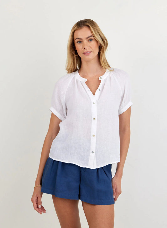 Bella Dahl Short Sleeve Raglan Shirt
