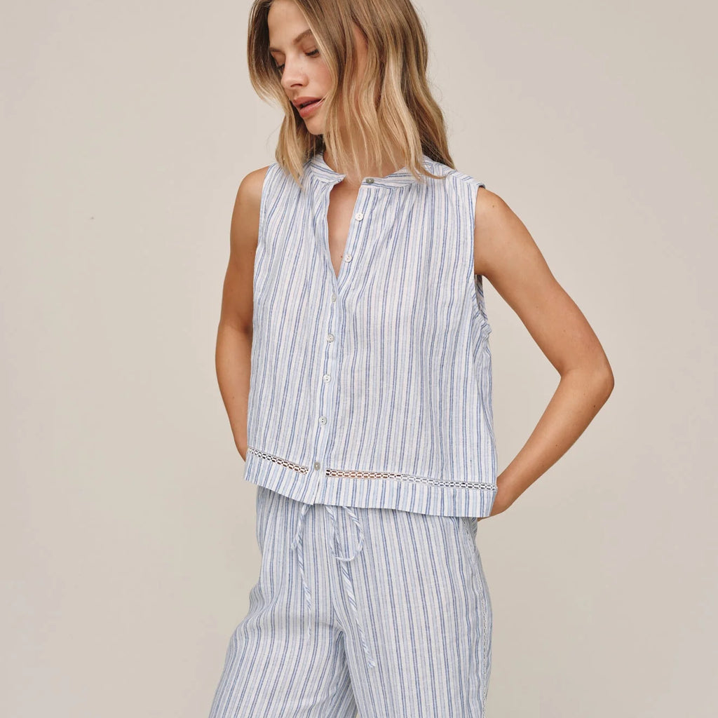 Bella Dahl Sleeveless Button Front