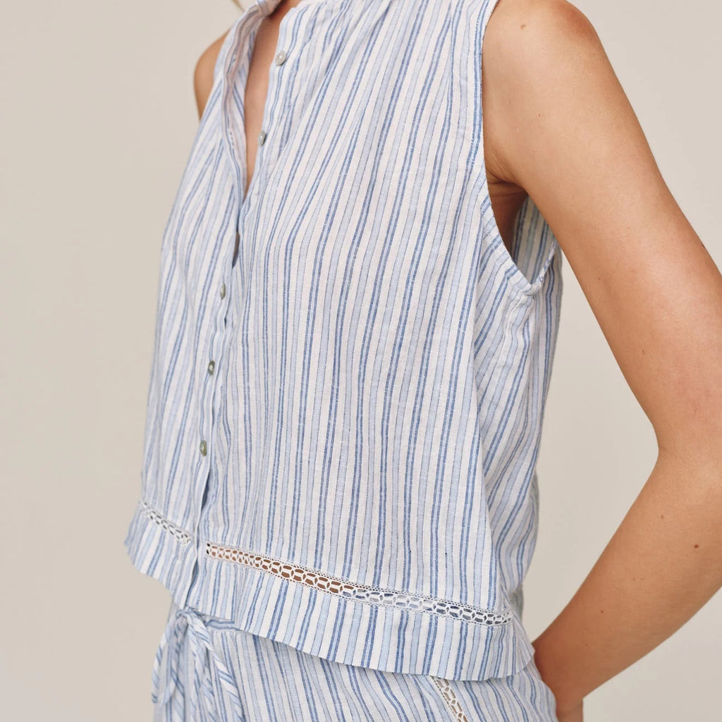 Bella Dahl Sleeveless Button Front