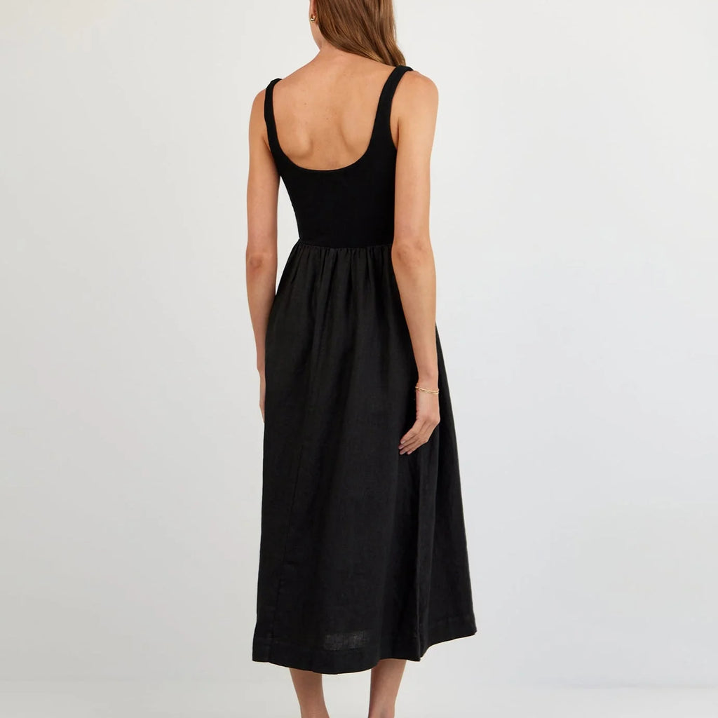 Bella Dahl Sleeveless Knit Combo Dress