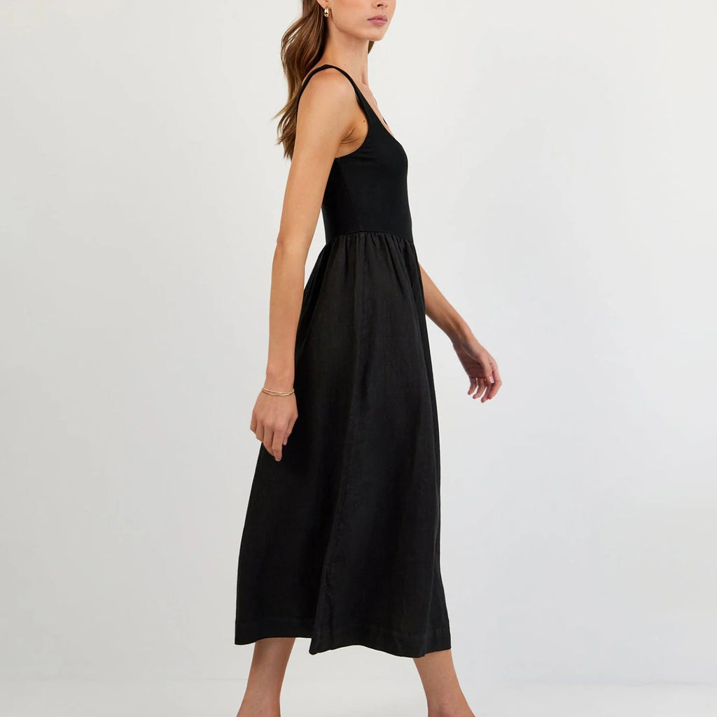 Bella Dahl Sleeveless Knit Combo Dress