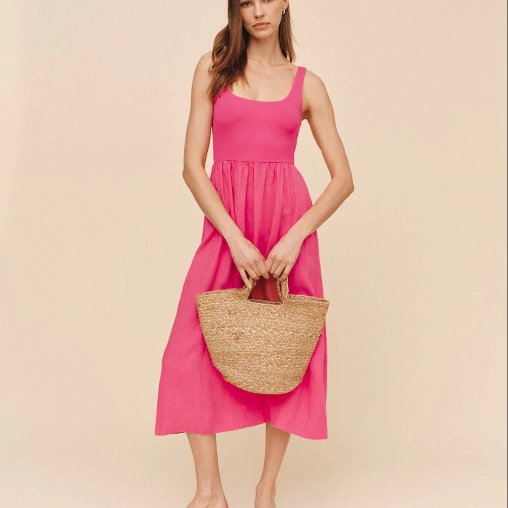 Bella Dahl Sleeveless Knit Combo Dress