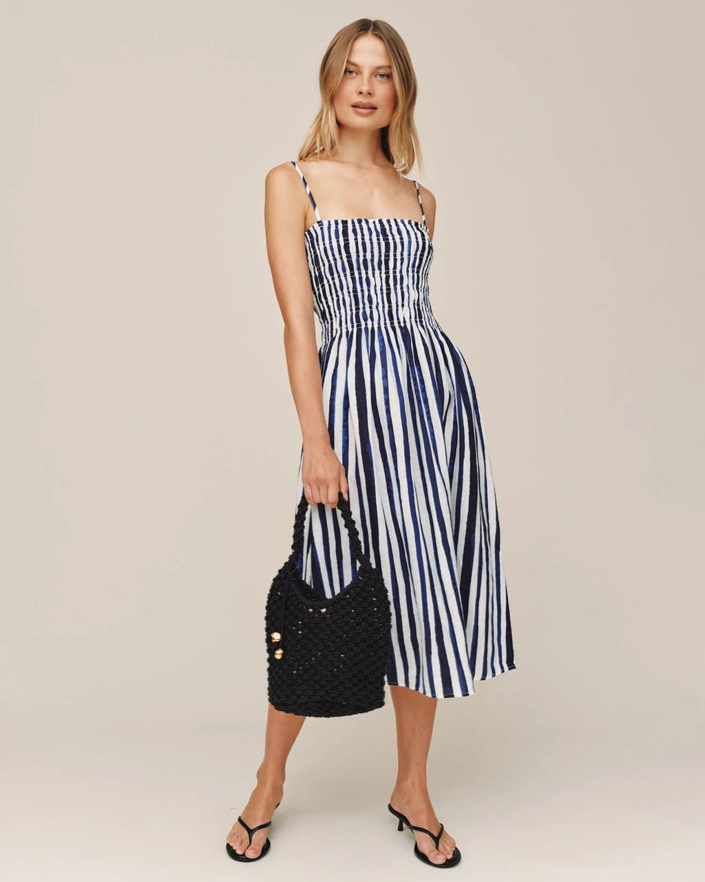 Bella Dahl Smocked Midi Dress