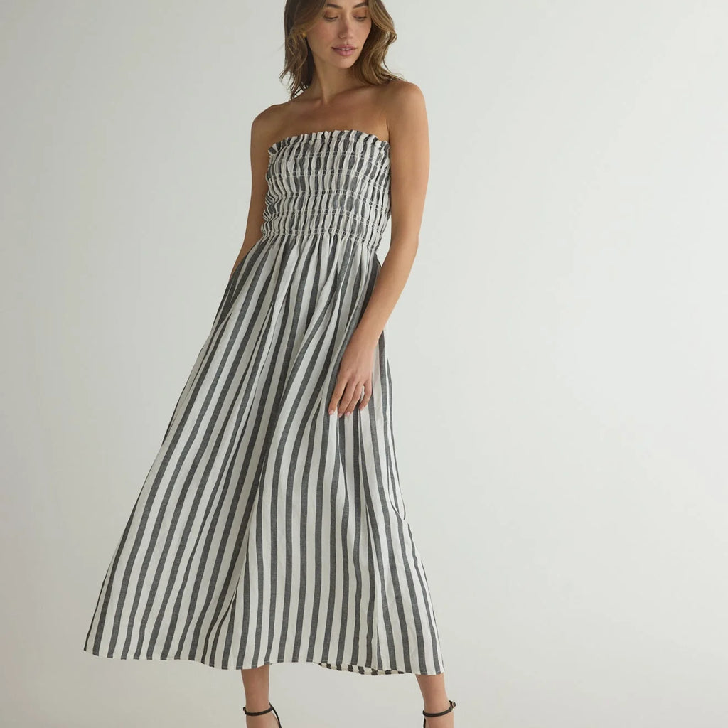 Bella Dahl Smocked Midi Dress