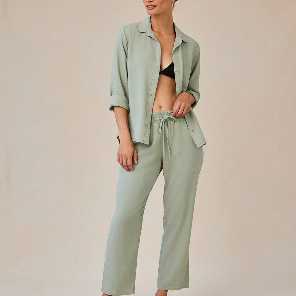 Bella Dahl Smocked Waist Trousers