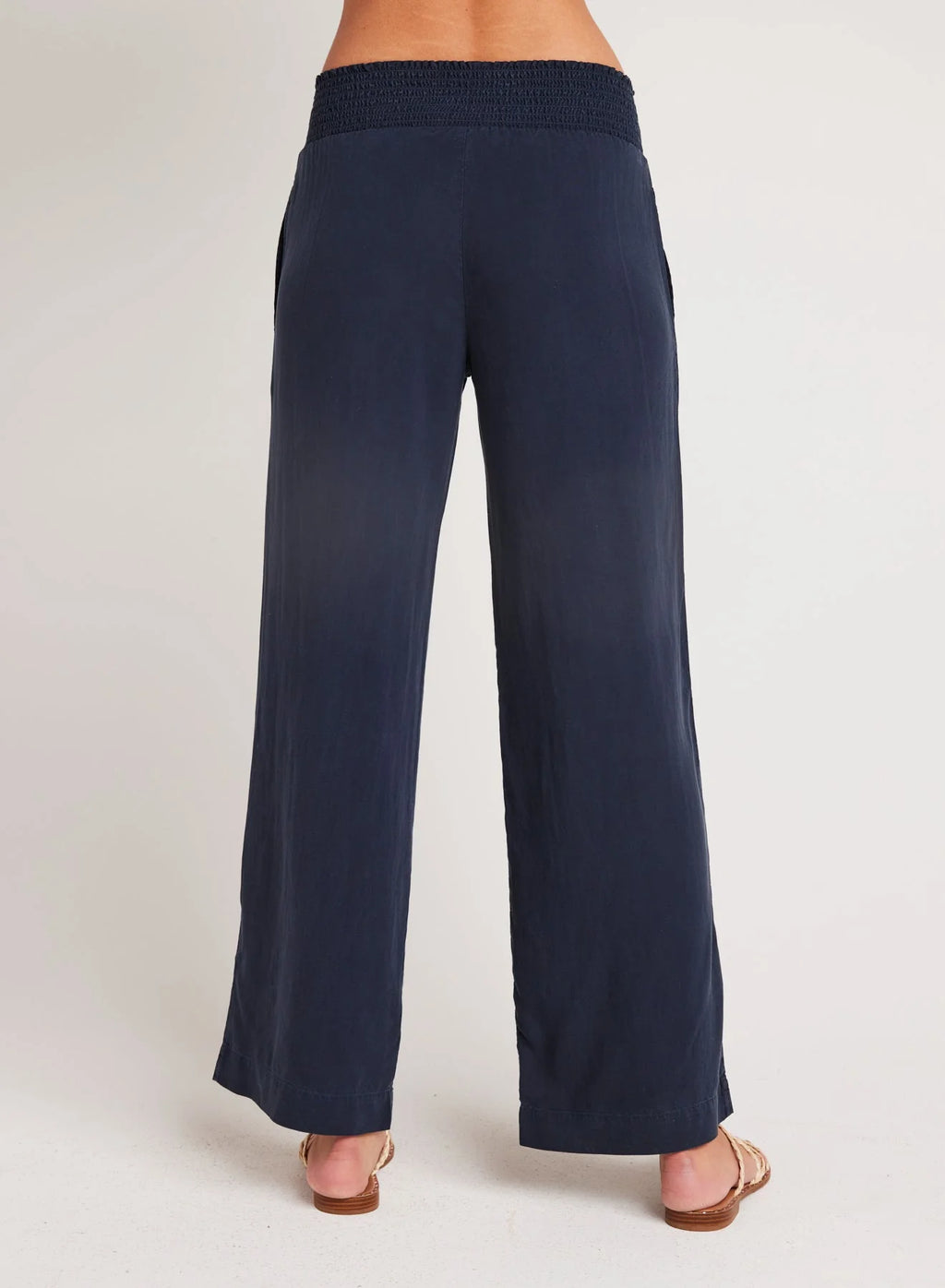 Bella Dahl Smocked Waist Wide Leg Pants