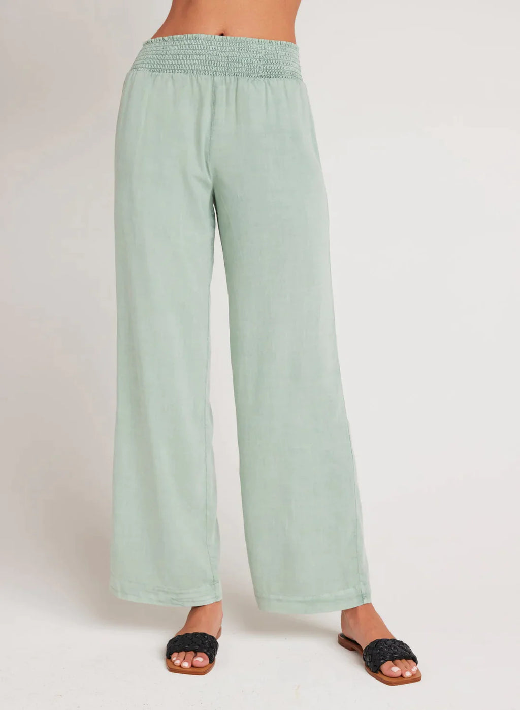 Bella Dahl Smocked Waist Wide Leg Pants