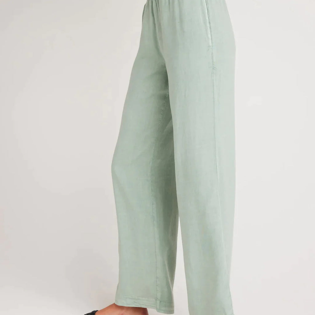 Bella Dahl Smocked Waist Wide Leg Pants
