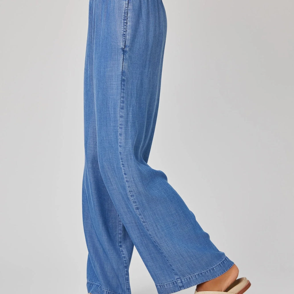 Bella Dahl Smocked Waist Wide Leg Pant