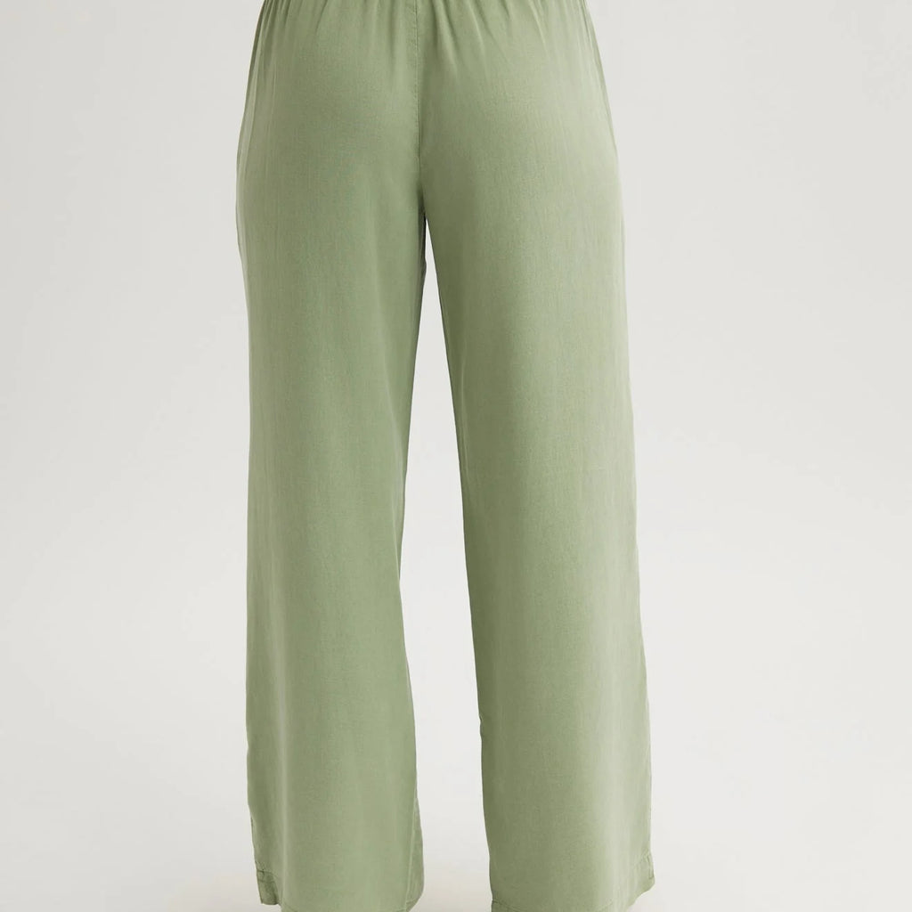 Bella Dahl Smocked Waist Wide Leg Pants