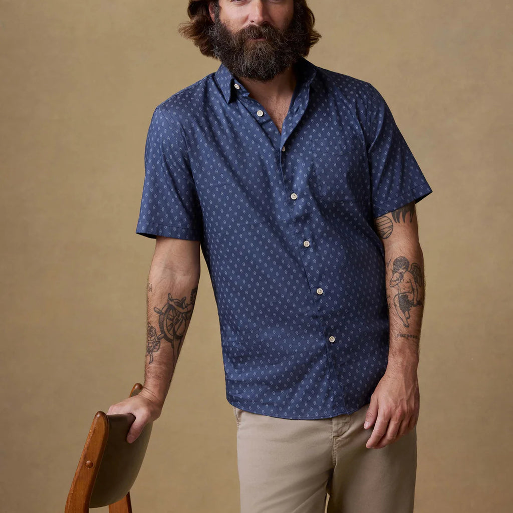 Faherty Short-Sleeve Movement™ Monterey Shirt