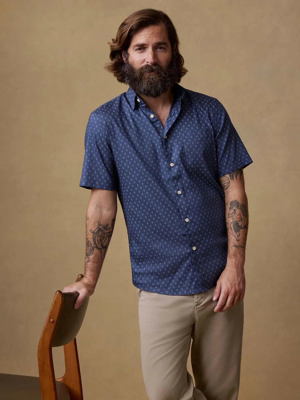 Faherty Short-Sleeve Movement™ Monterey Shirt