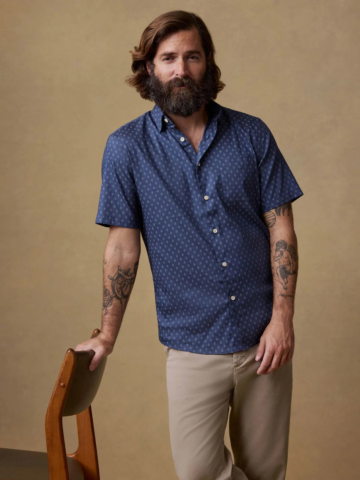 Faherty Short-Sleeve Movement™ Monterey Shirt