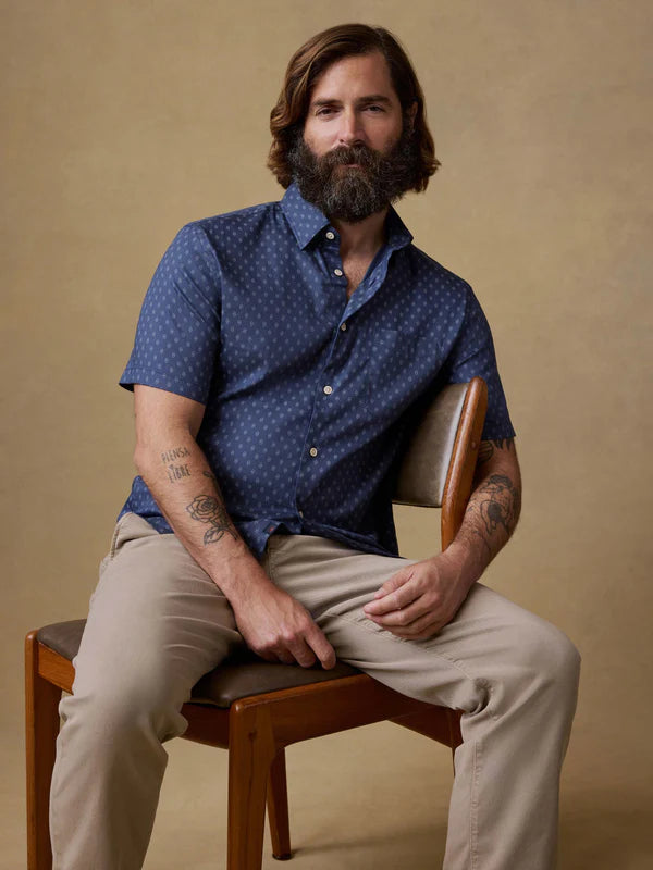 Faherty Short-Sleeve Movement™ Monterey Shirt