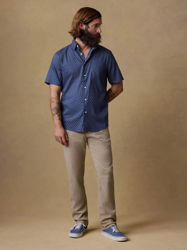 Faherty Short-Sleeve Movement™ Monterey Shirt