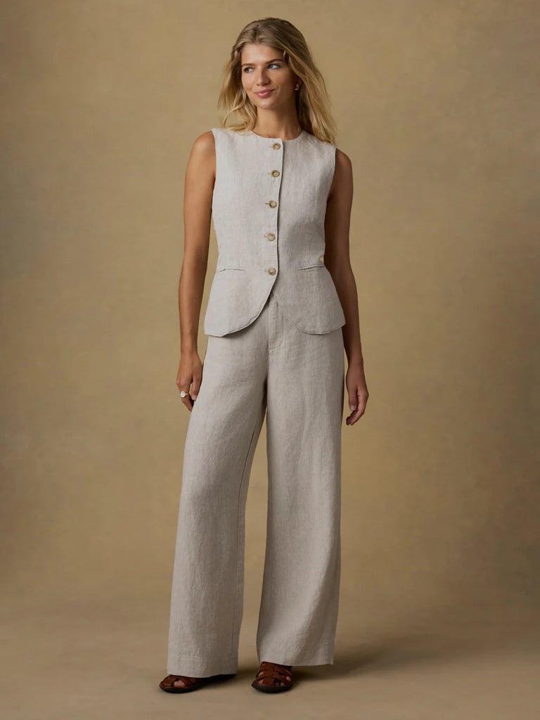Faherty Sun Strider Linen Pant