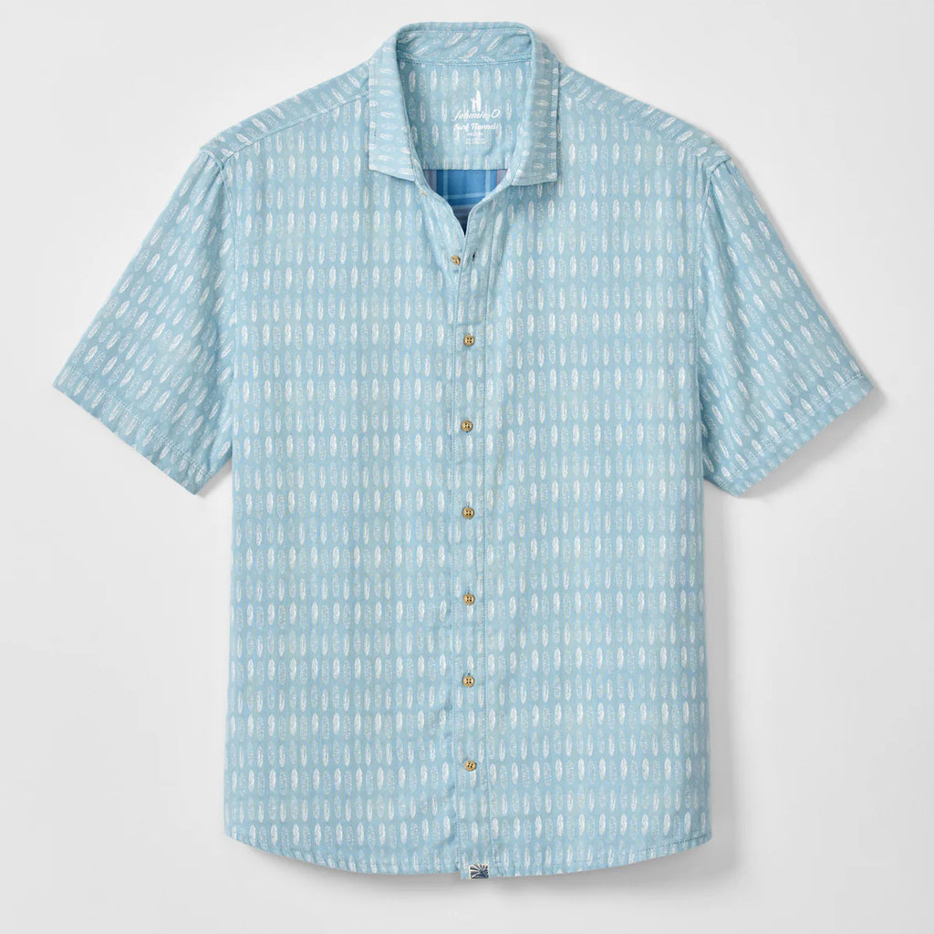 Johnnie-O "Surf Flannel" Short Sleeve Button Down Shirt