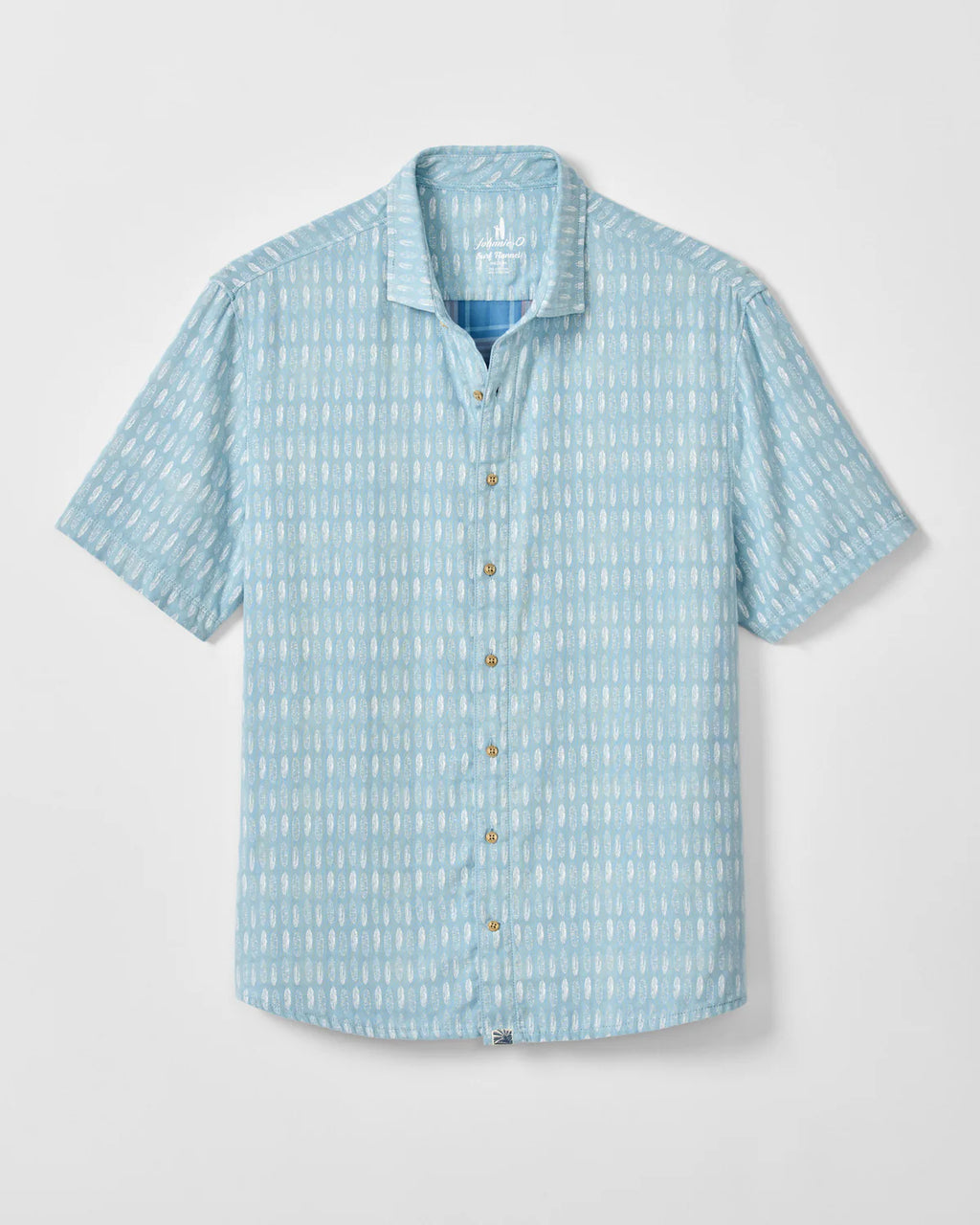 Johnnie-O "Surf Flannel" Short Sleeve Button Down Shirt