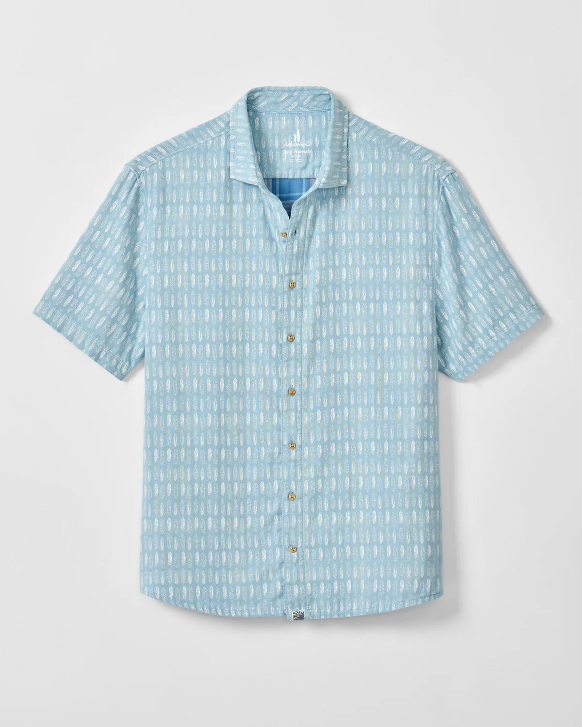 Johnnie-O "Surf Flannel" Short Sleeve Button Down Shirt