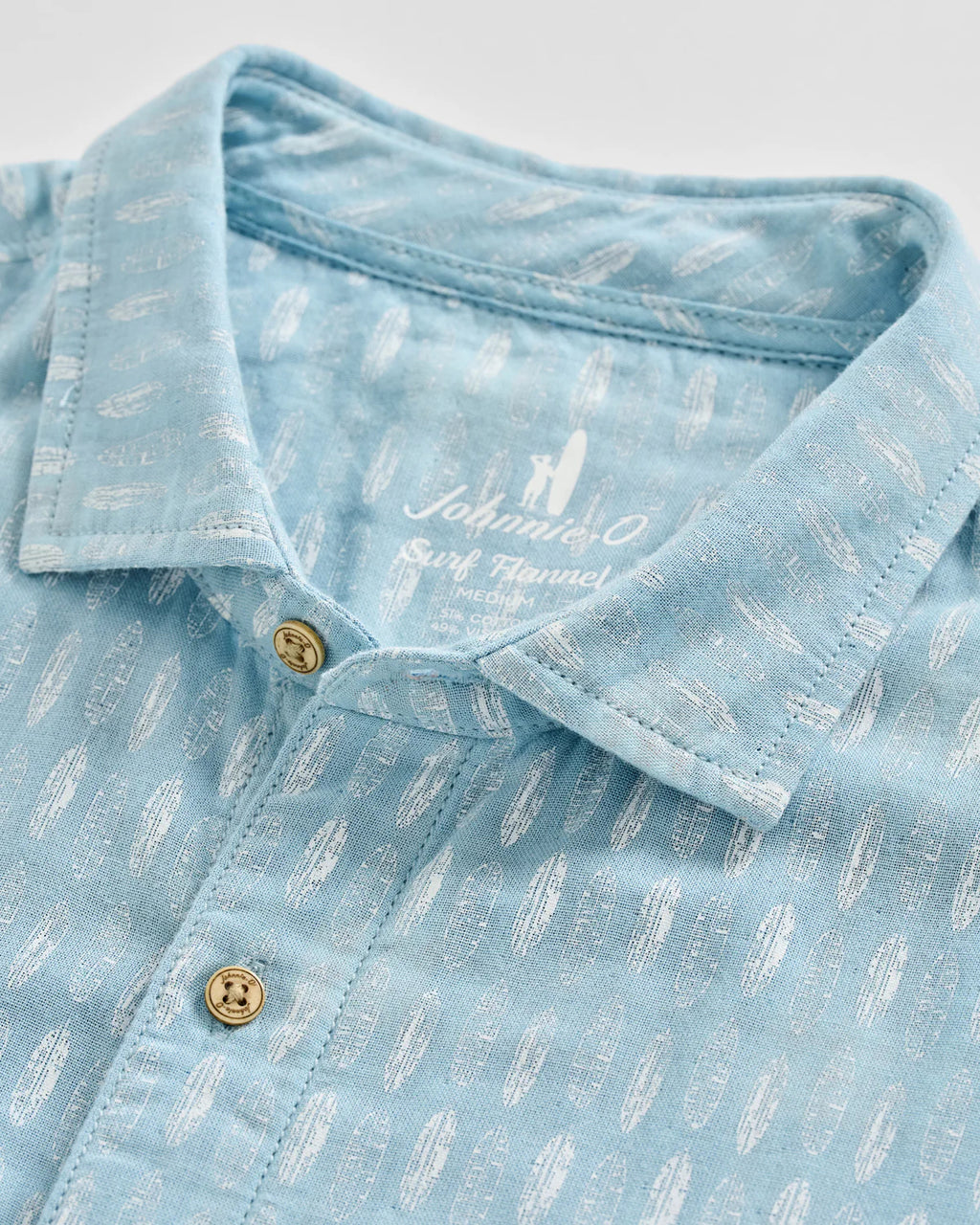 Johnnie-O "Surf Flannel" Short Sleeve Button Down Shirt