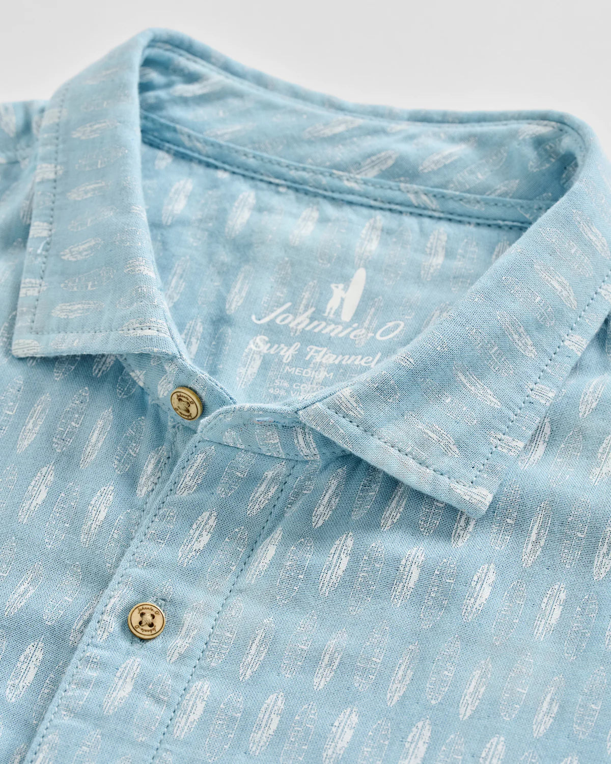 Johnnie-O "Surf Flannel" Short Sleeve Button Down Shirt