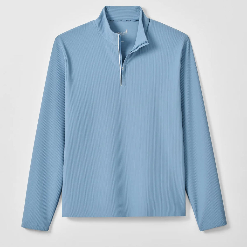 Johnnie-O Hoppin Ribbed Knit Performance 1/4 Zip Pullover