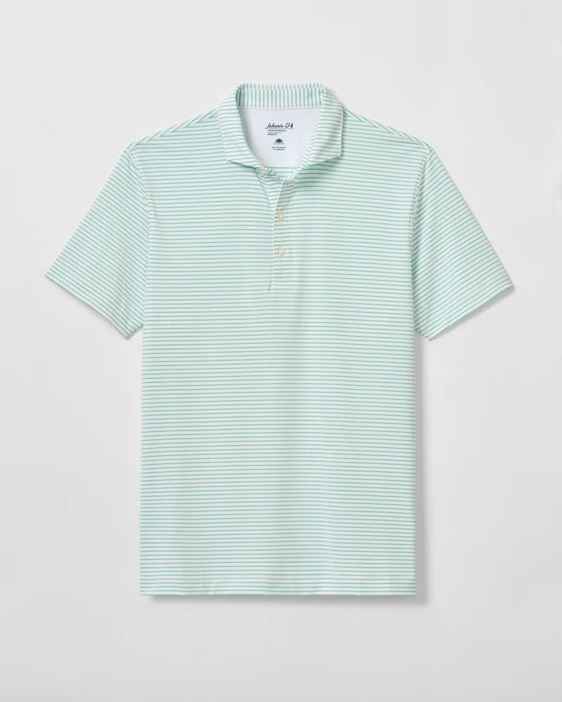 Johnnie-o Michael Stripe Performance Jersey Polo
