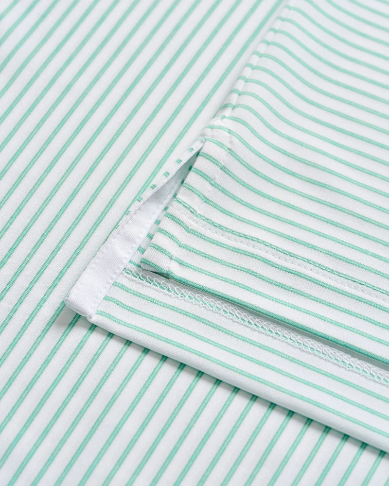 Johnnie-o Michael Stripe Performance Jersey Polo