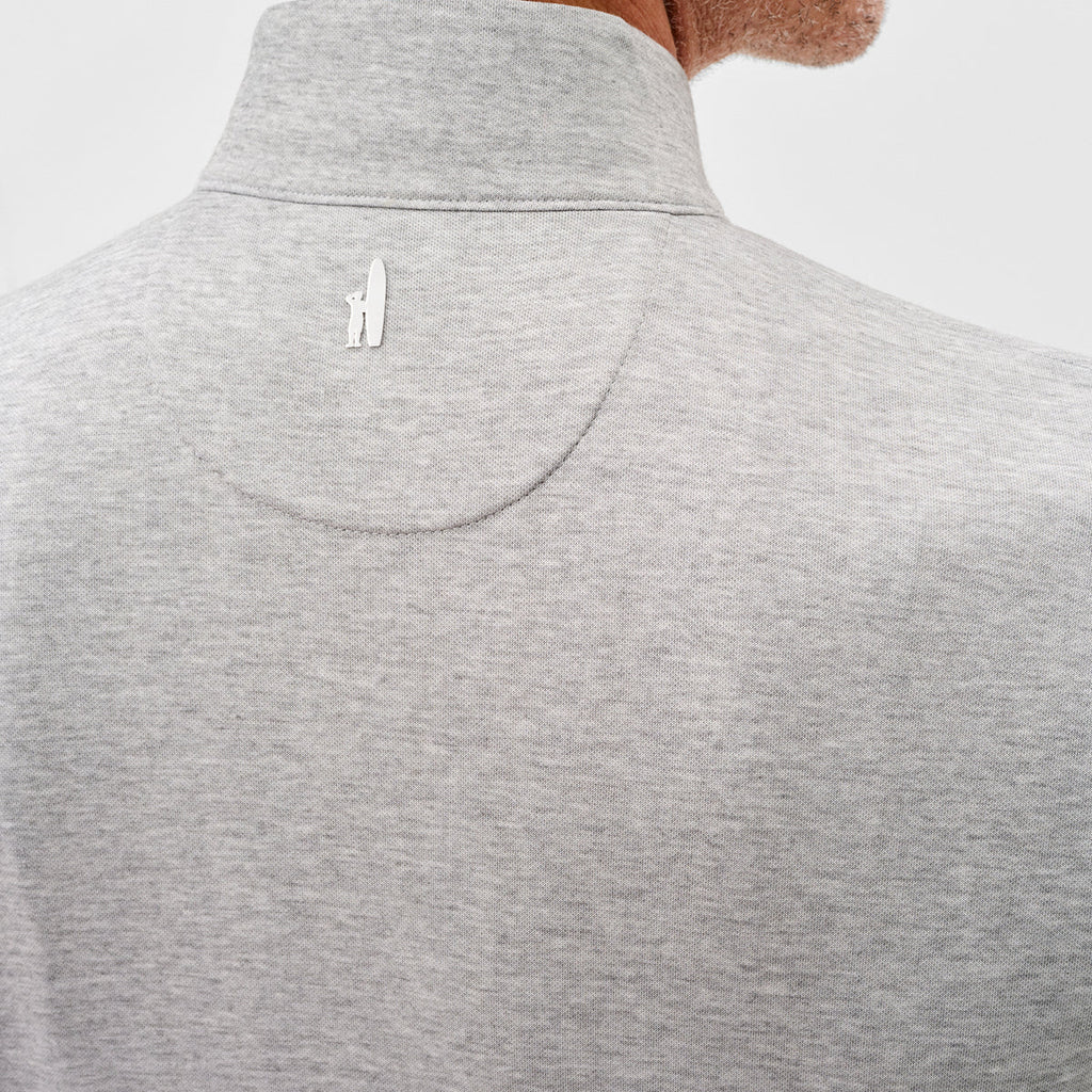 Johnnie-O Pircio Dri-Release Heathered 1/4 Zip Pullover