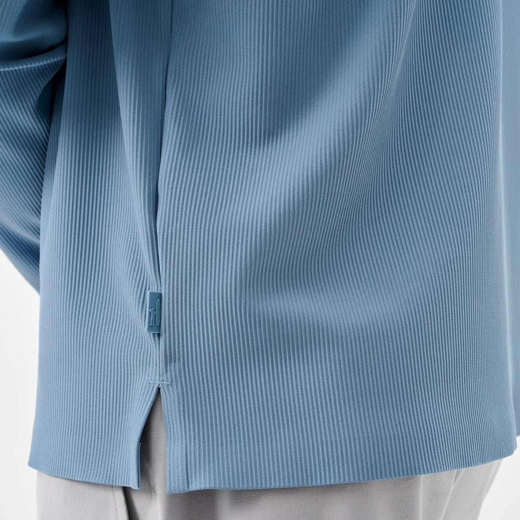 Johnnie-O Hoppin Ribbed Knit Performance 1/4 Zip Pullover