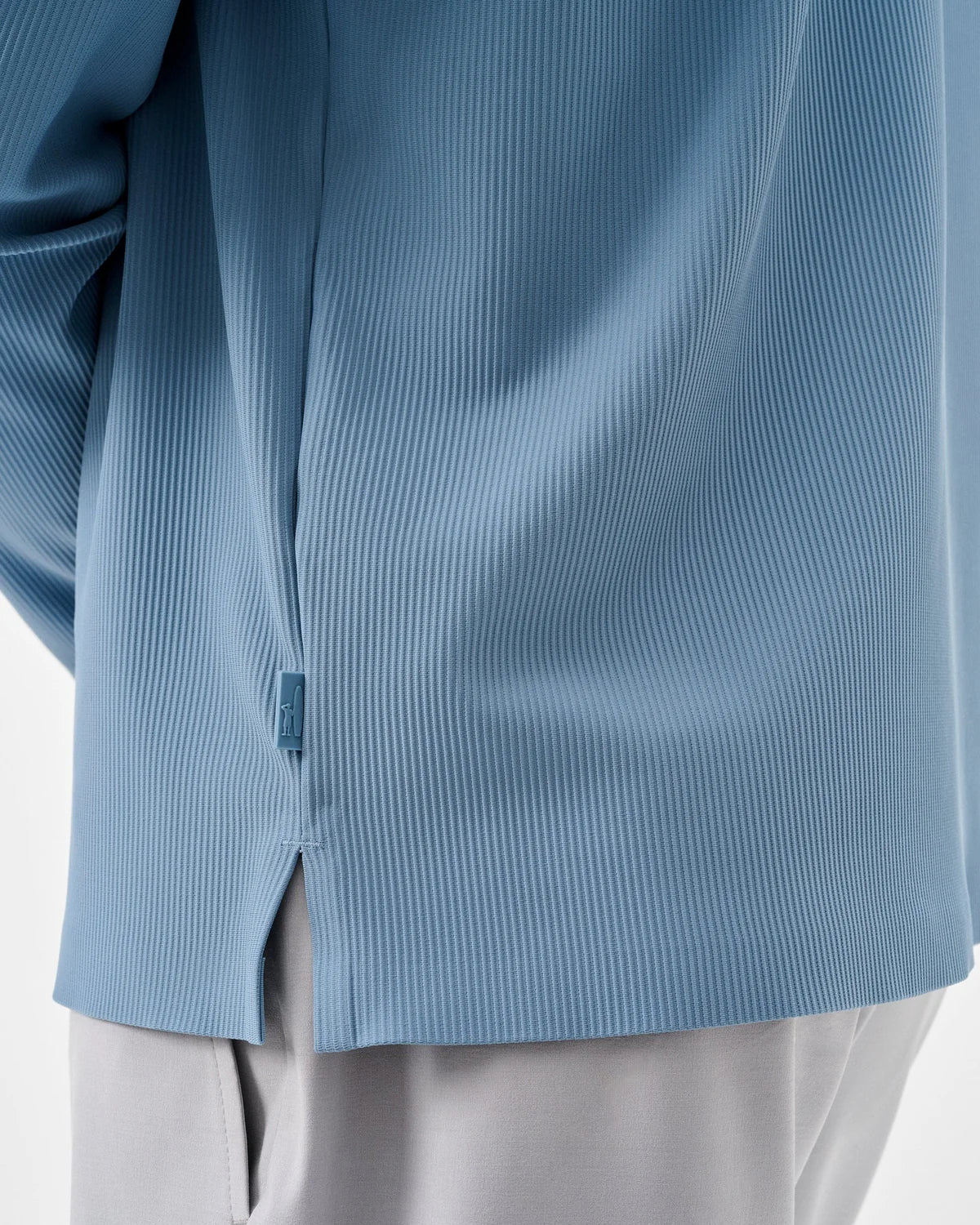 Johnnie-O Hoppin Ribbed Knit Performance 1/4 Zip Pullover