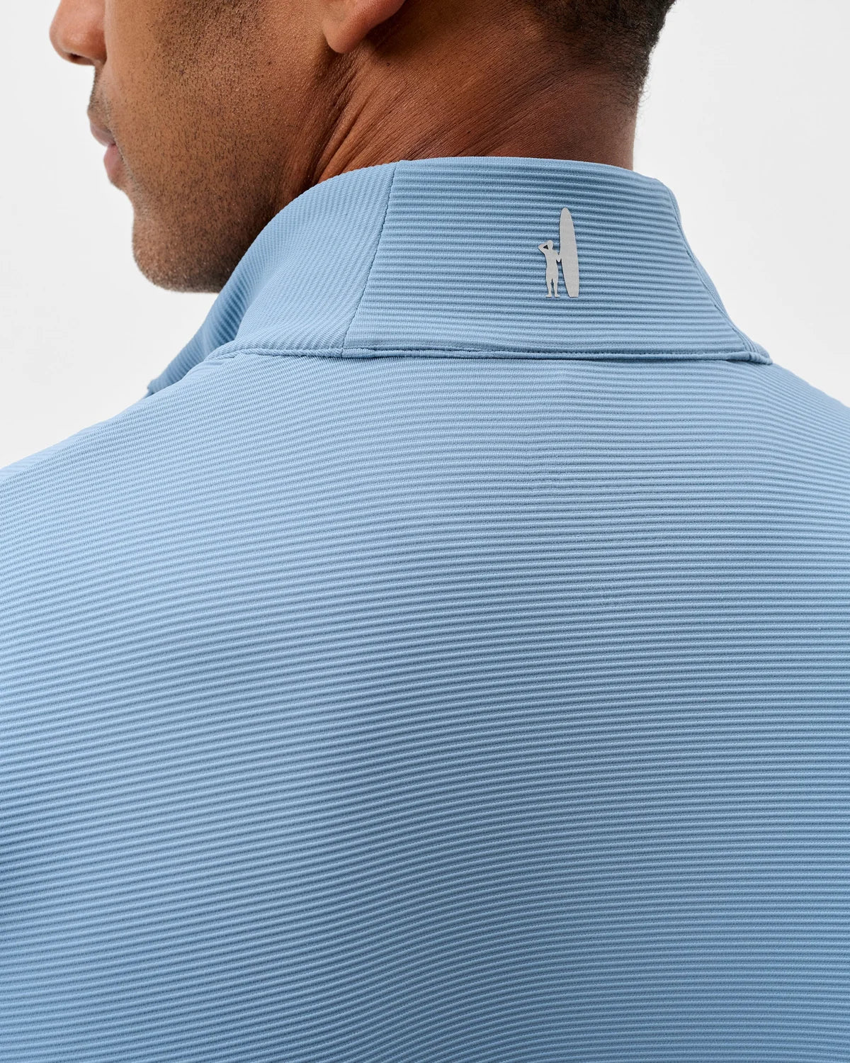 Johnnie-O Hoppin Ribbed Knit Performance 1/4 Zip Pullover