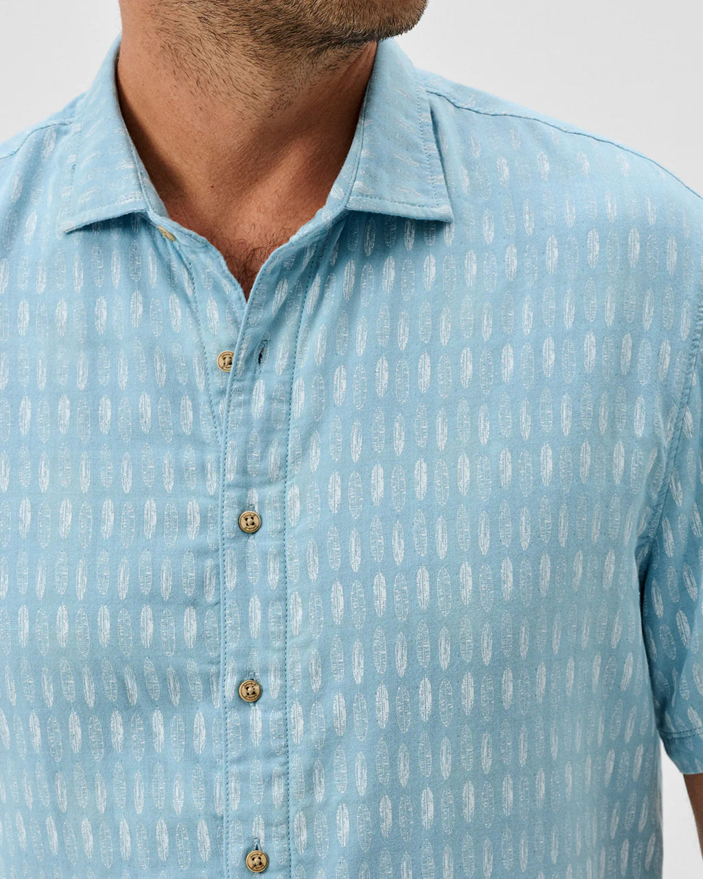 Johnnie-O "Surf Flannel" Short Sleeve Button Down Shirt