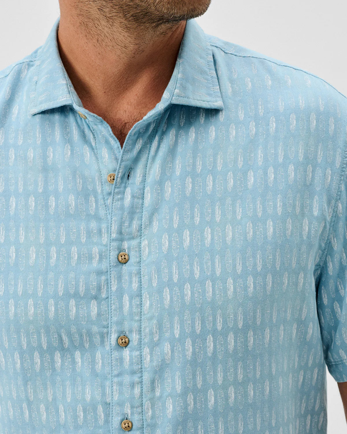 Johnnie-O "Surf Flannel" Short Sleeve Button Down Shirt