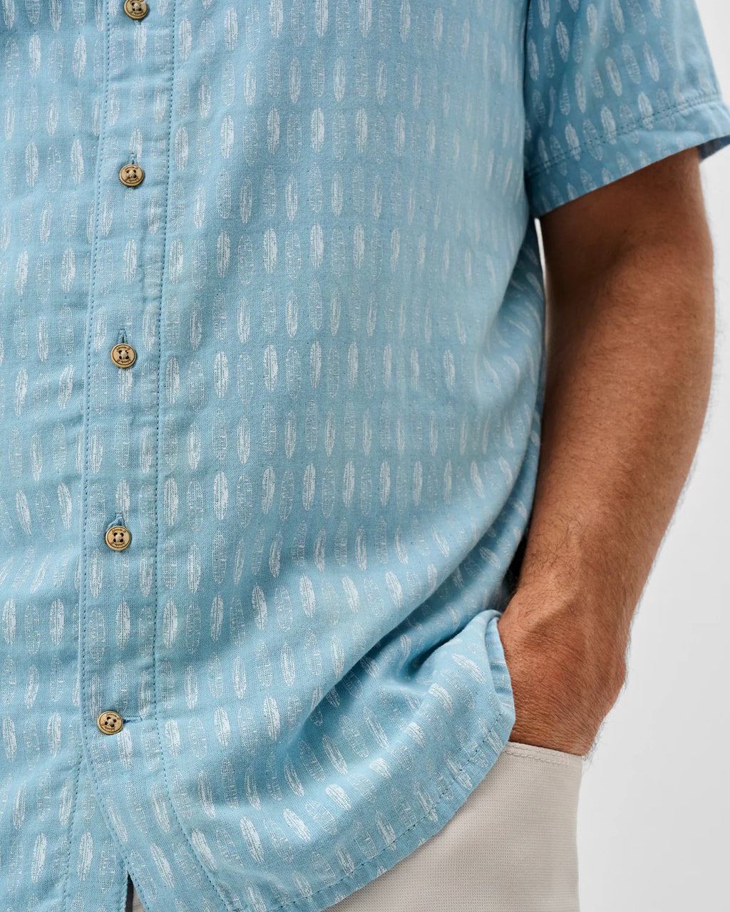 Johnnie-O "Surf Flannel" Short Sleeve Button Down Shirt