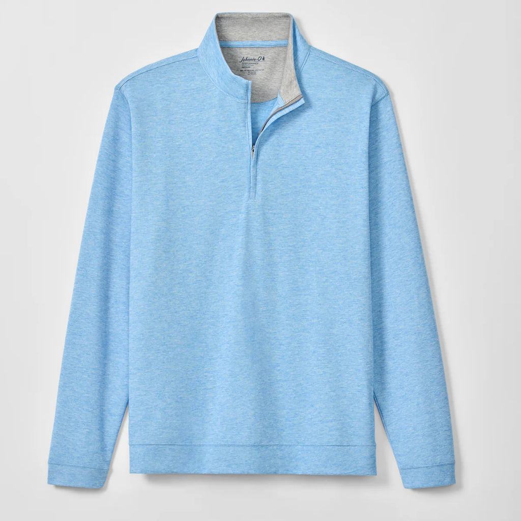 Johnnie-O Pircio Dri-Release Heathered 1/4 Zip Pullover